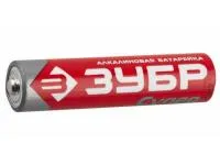 Батарейка Зубр Turbo щелочная (алкалиновая), тип 6LR61 (крона), 9В, 1 шт