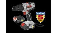 Дрель-шуруповерт Зубр Brushless, бесщеточный двигатель, Li-Ion, 2 скорости, 18 В, 1.5 Ач
